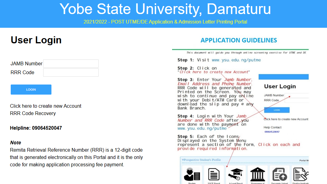 How To Check YSU Admission List On School Portal