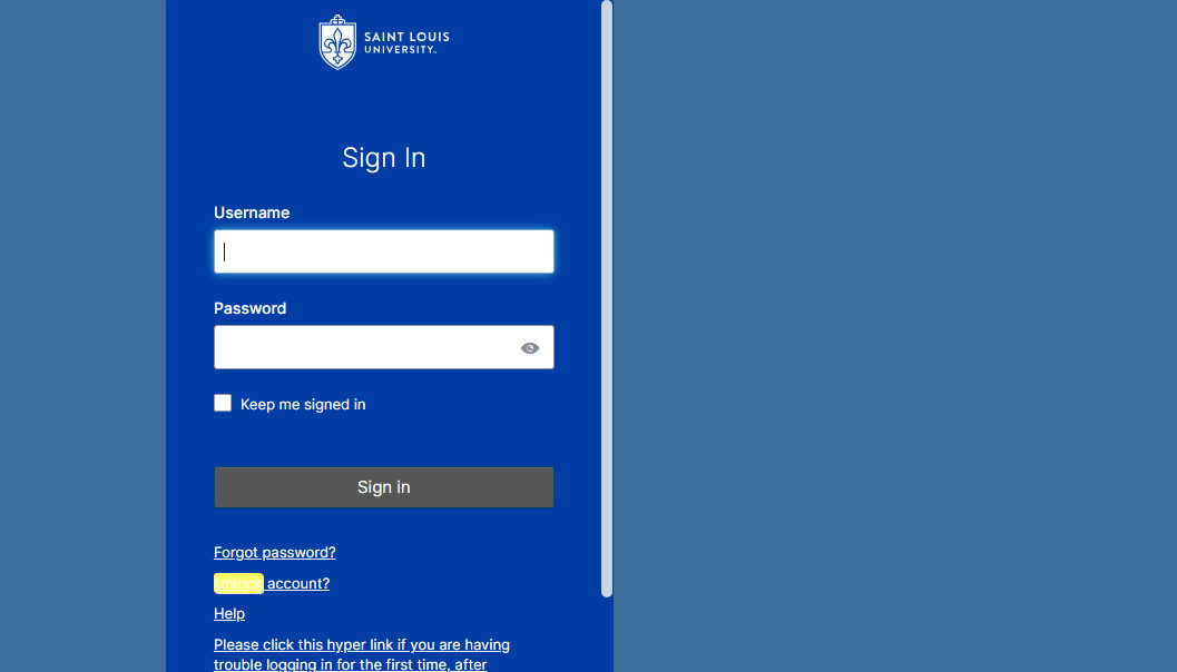 Courses Offered in Saint Louis University