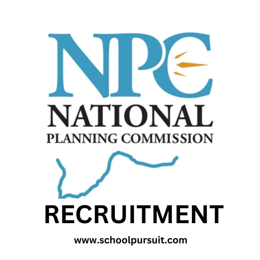 Requirements for NPC Recruitment 2023, National Planning Commission Recruitment Portal 2025