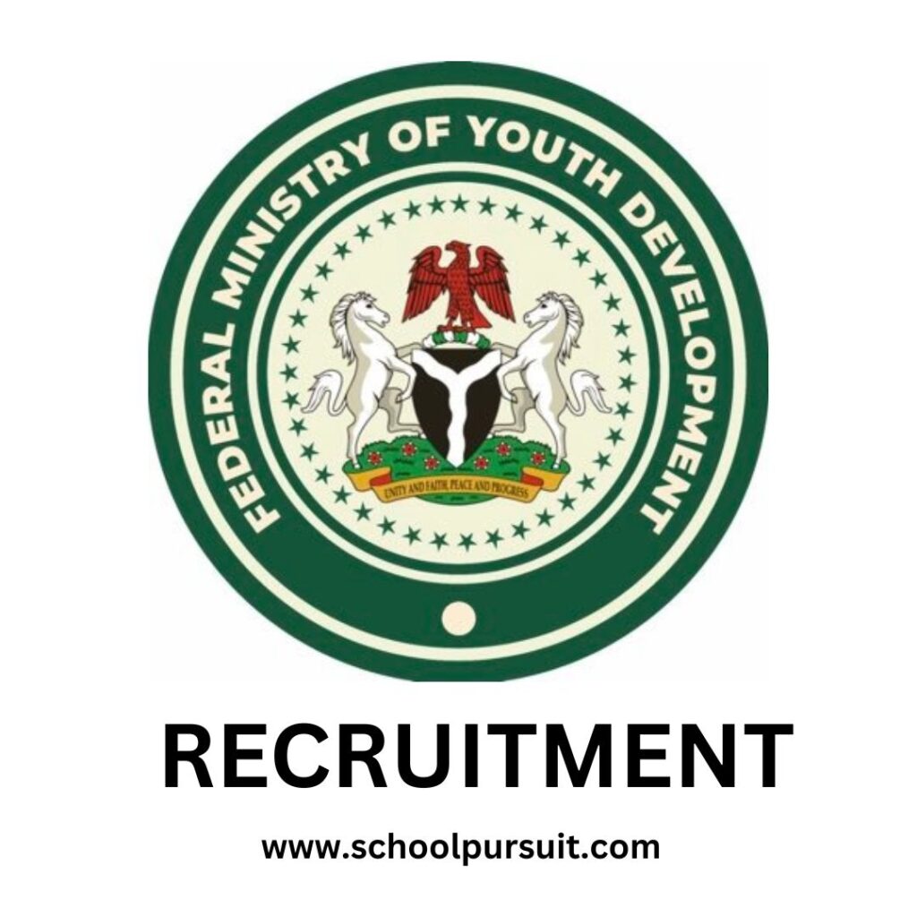 Eligibility and Criteria for the Federal Ministry of Youth and Sports, Federal Ministry of Youth and Sports Recruitment Portal