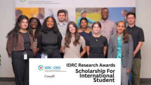 IDRC Research Awards Scholarship in Canada for International Students 2025/2026