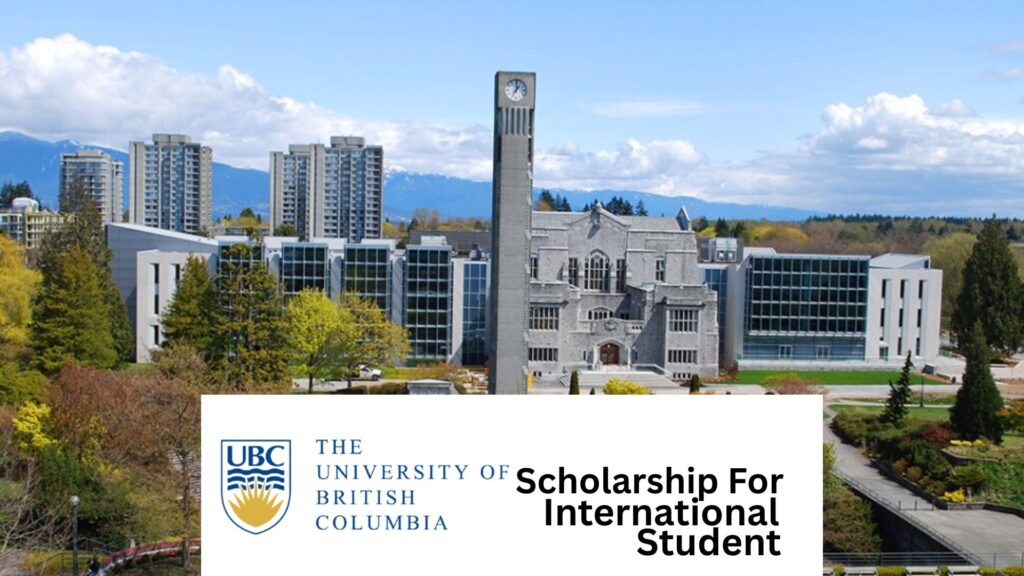 University of British Columbia International ILOT Scholarship 2025/2026