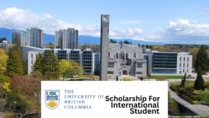 University of British Columbia International ILOT Scholarship 2025/2026
