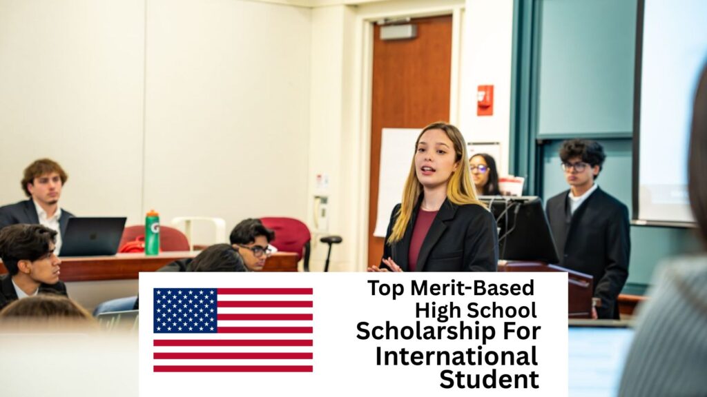 Top Merit-Based High School Scholarships in USA for International Students 2025/2026