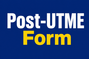 Post-UTME Form